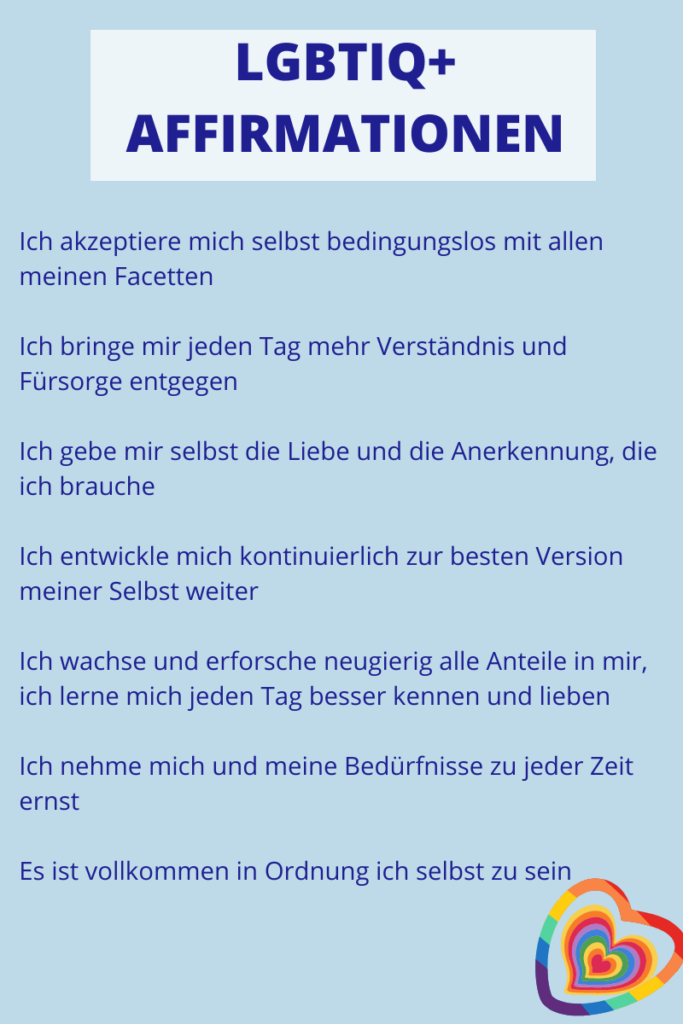 Positive Affirmationen LGBTIQ+