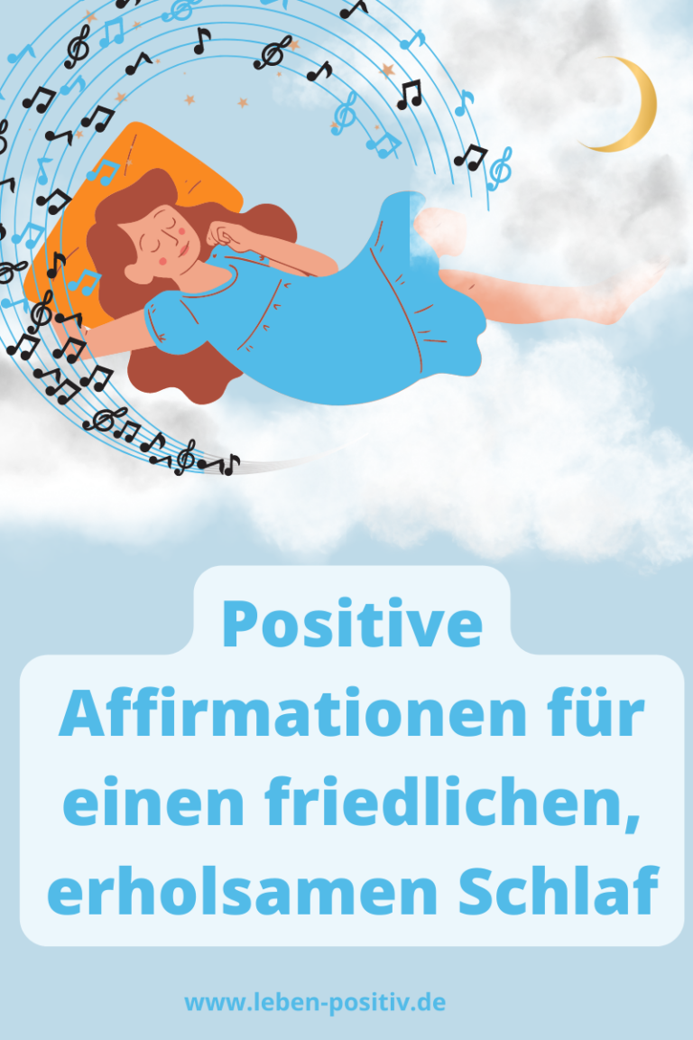 einschlafen mit positiven Affirmationen