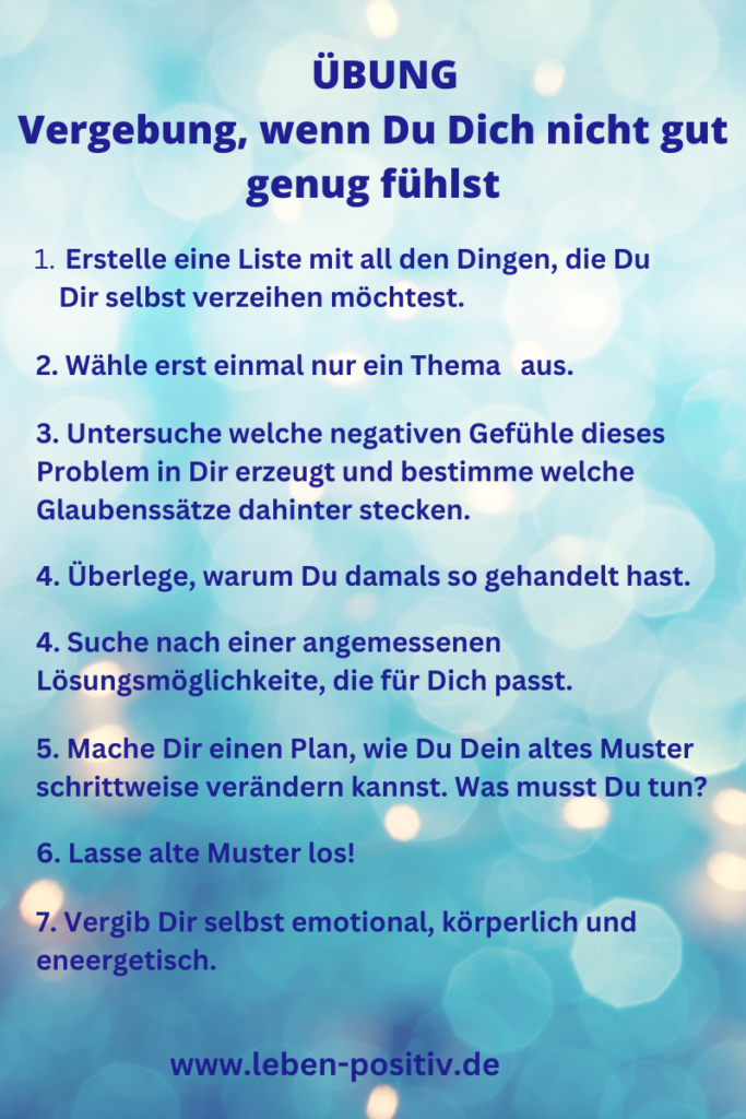 Übung Dir selbst vergeben