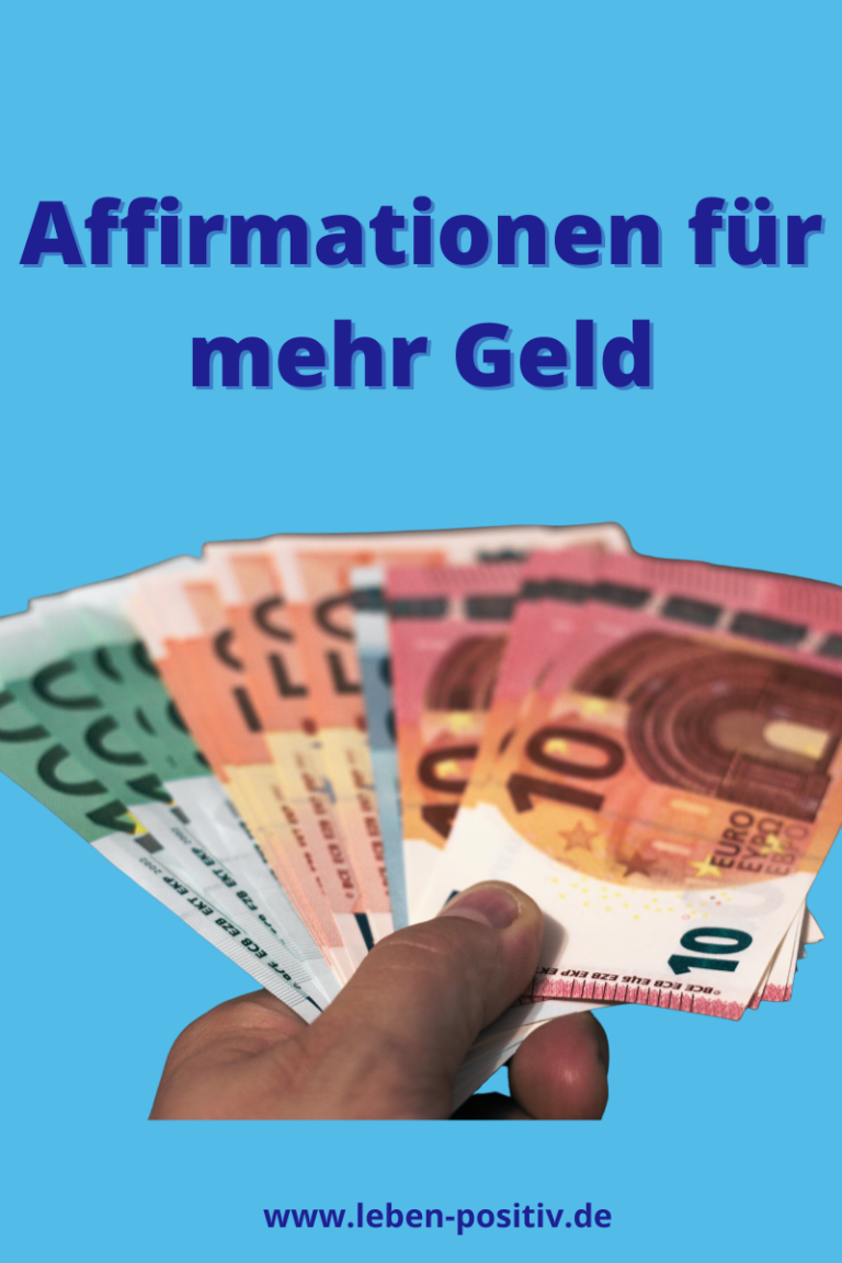 Affirmationen für mehr Geld